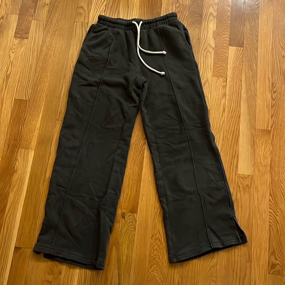 Aerie Navy Blue Wide Leg Sweatpants